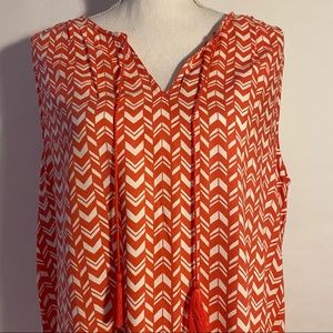 beachlunchlounge Sleveless Coral Tassel Dress